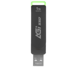 Внешний SSD AGI ED138 Pro 1Tb (AGI1T0G33ED138P-CB), USB 3.2 Gen 2, Type-C - Type-A, Черный
