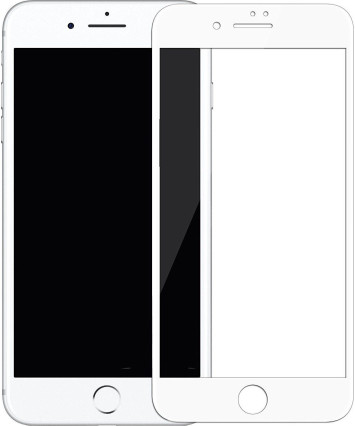 Защитное стекло для iPhone 7/8 Full Glue White