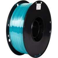 Пластик для 3D принтера Cactus CS-3D-PLA-1KG-S-CYAN PLA SILK d1.75мм 1кг L326м 1цв., циановый, шёлк