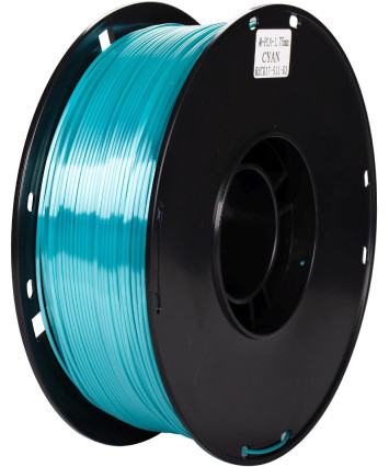 Пластик для 3D принтера Cactus CS-3D-PLA-1KG-S-CYAN PLA SILK d1.75мм 1кг L326м 1цв., циановый, шёлк Пластик для 3D принтера Cactus CS-3D-PLA-1KG-S-CYAN PLA SILK d1.75мм 1кг L326м 1цв., циановый, шёлк