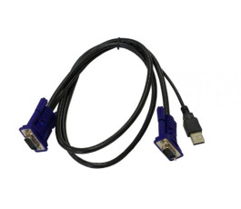 Набор кабелей D-Link DKVM-CU для DKVM-xU (1xUSB, SVGA, 15M-15M) 1,8 м