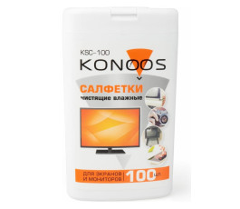 Чистящие салфетки Konoos KSC-100 для LED/LCD/TFT 100 шт.