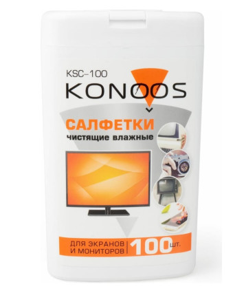 Чистящие салфетки Konoos KSC-100 для LED/LCD/TFT 100 шт.