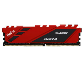 Модуль памяти DDR4 8Gb PC25600, 3200Mhz, Netac Shadow NTSDD4P32SP-08R C16 Red