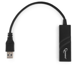 Проводной сетевой USB LAN адаптер Gembird NIC-U3, RJ45 10/100/1000Mbps USB 3.0
