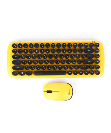 Беспроводной набор клавиатура + мышь Gembird KBS-9000