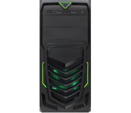 Корпус компьютерный ATX BOXiT 3402BG 500W Black-Green