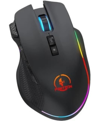 Мышь беспроводная игровая PANTEON PS93 W, черная USB, Bluetooth