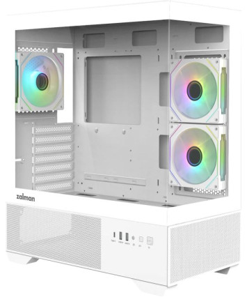 Корпус ATX без БП ZALMAN Chronix V2, белый