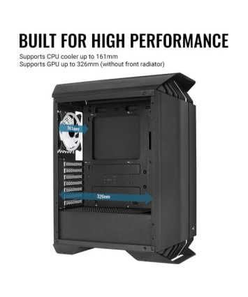 Корпус ATX без БП AeroCool Gladiator Duo-G-BK-v1