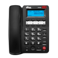 Телефон проводной RITMIX RT-550, черный