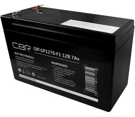 Аккумулятор CBR CBT-GP1270-F1 12V 7A